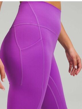 lululemon Align High-Rise Legging with Pockets Moonlit Magenta 25” inseam VGUC 6